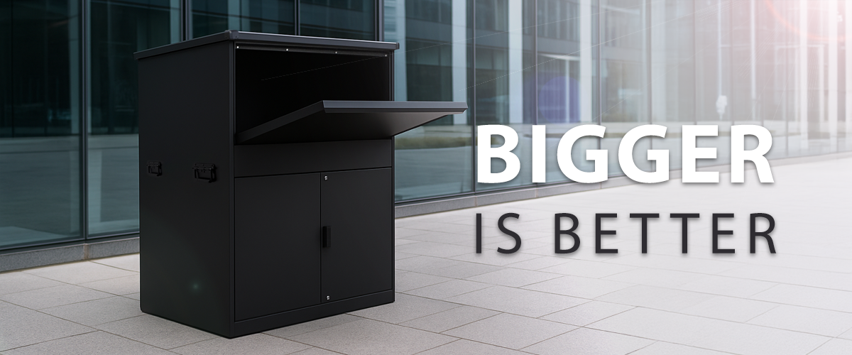The Largest Parcel Box on the Market – Meet the PBXL Extra Large Parcel Drop Box