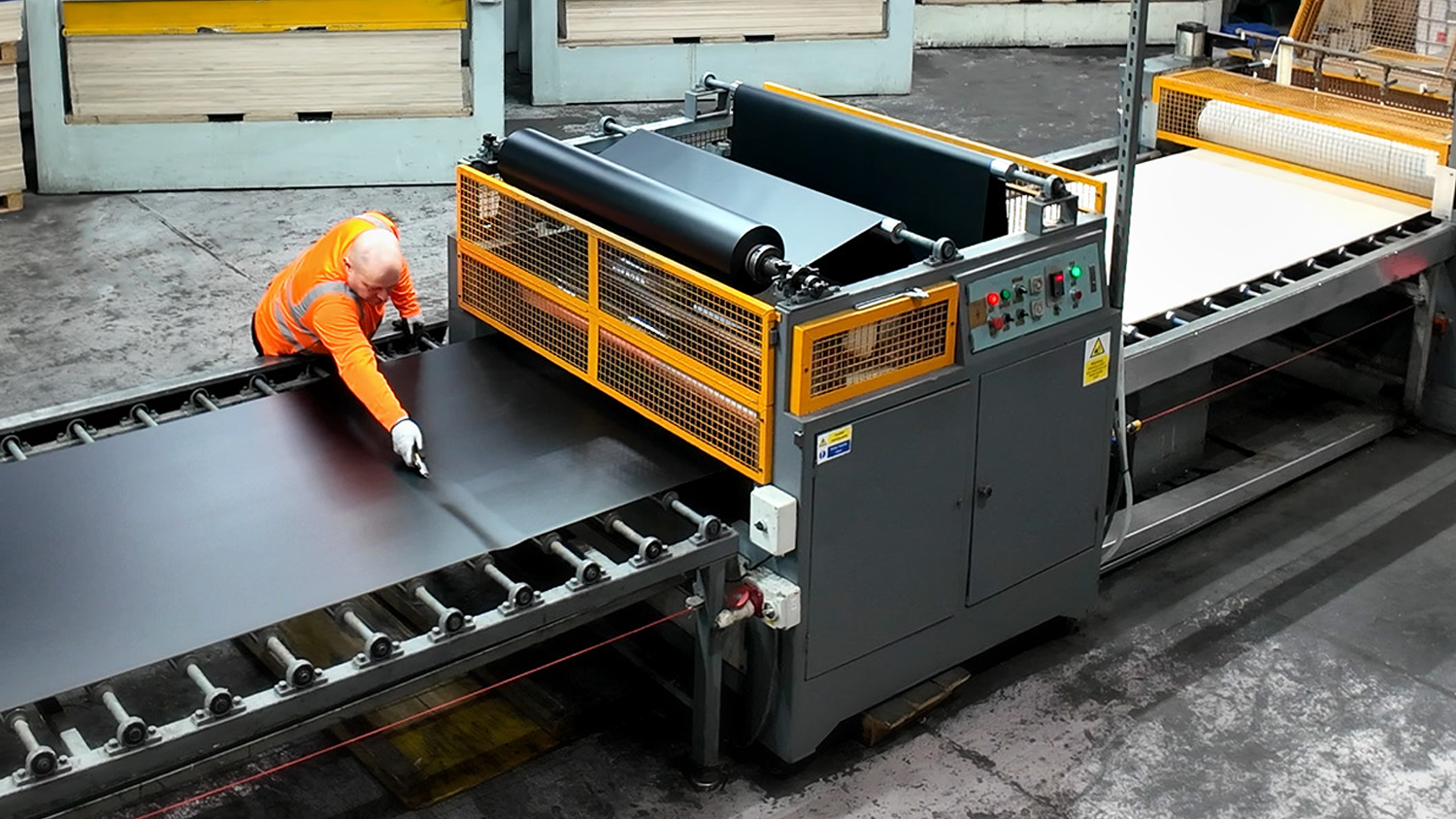 Lamination process at Penn Elcom Washington, UK