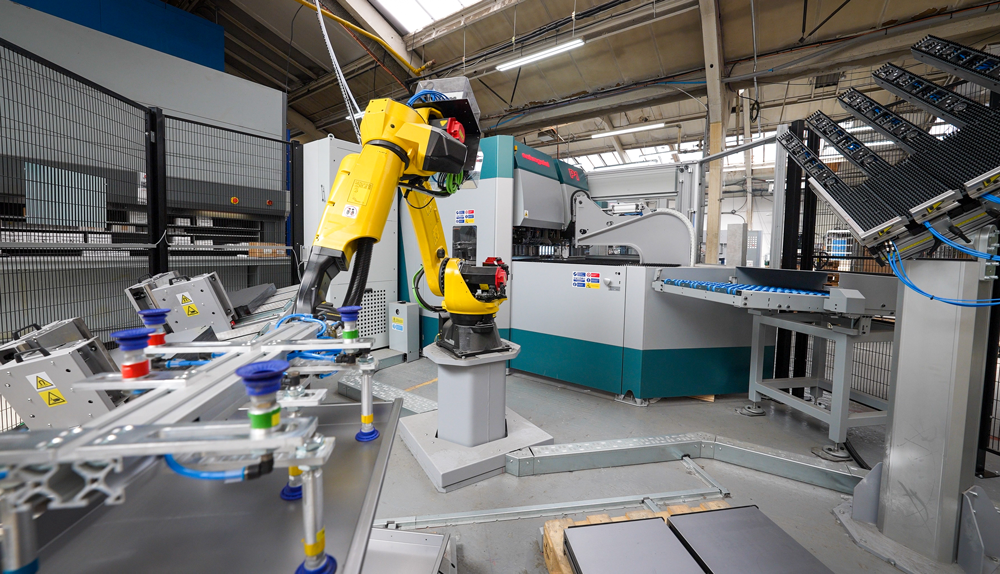 high tech manufacturing machinery at Penn Elcom 